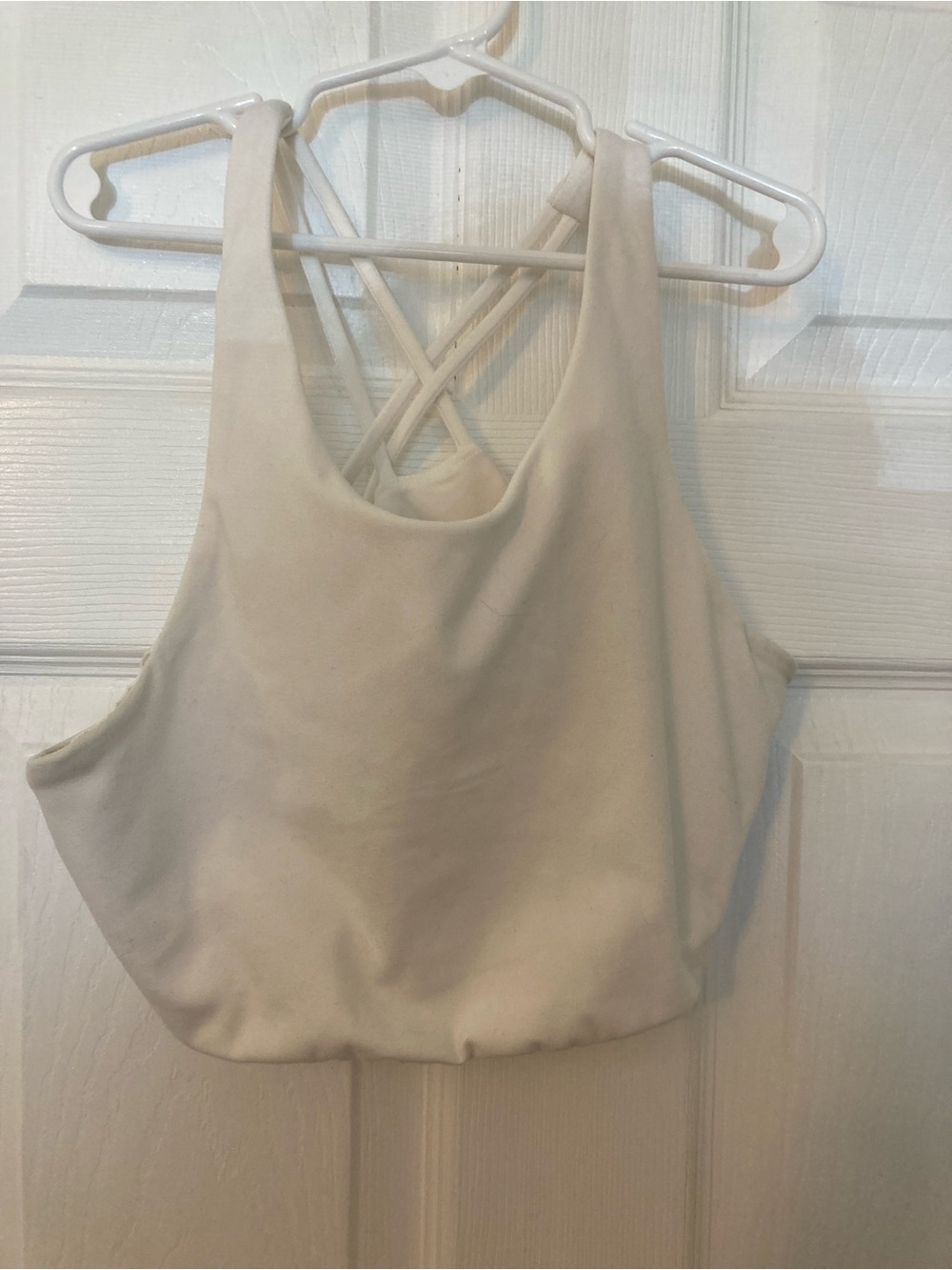 all in motion White Strappy Back Sports Bralette, set of 2